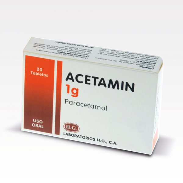 Acetamin 1g Tabletas Tienda Laboratorios HG Acetamin 1g Tabletas Tienda Laboratorios HG